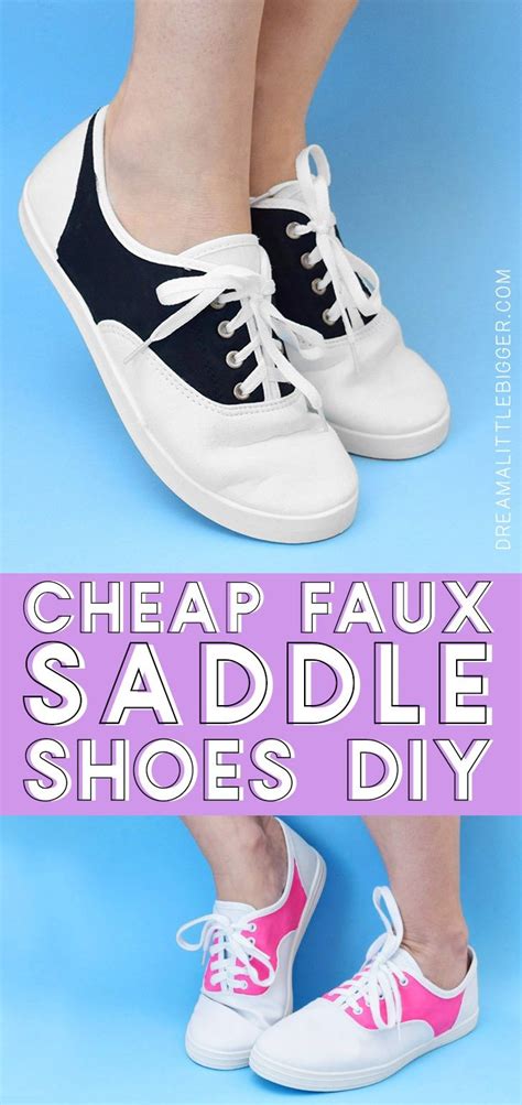 how to make fake saddle shoes|diy saddle shoes for women.